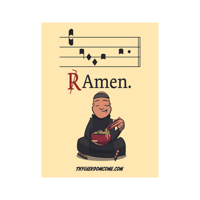 Catholic Sticker: R:Amen
