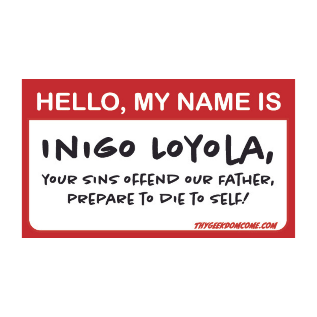 Catholic Sticker: Hello, My Name is