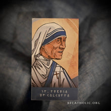 Load image into Gallery viewer, Virtue Cards - St. Teresa of Calcutta // Faith (50 Cards)