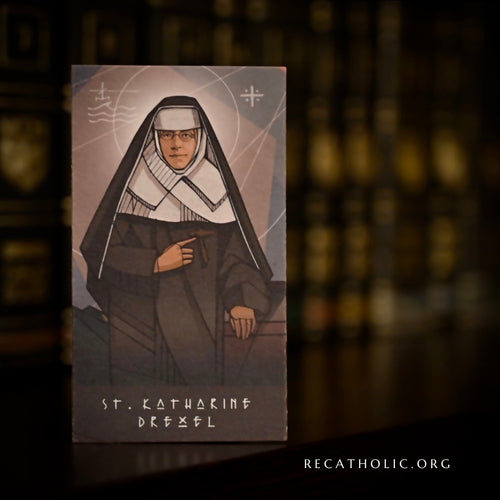 Virtue Cards - St. Katharine Drexel // Justice (50 Cards)